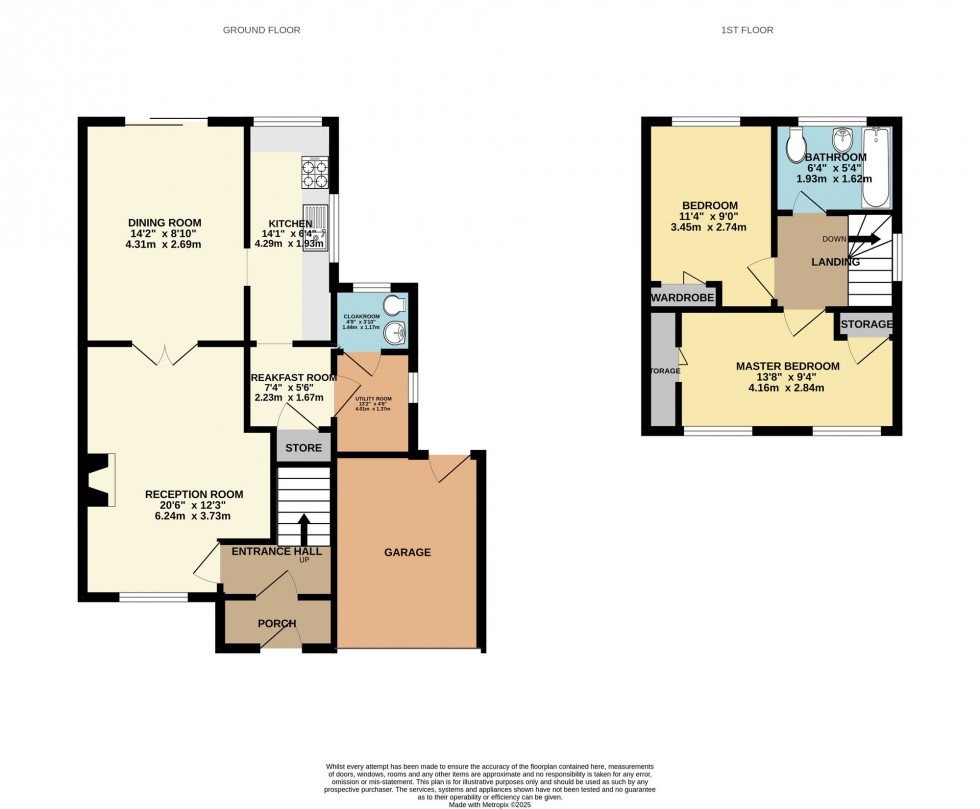 Floorplan for Antrim Road, Woodley, RG5