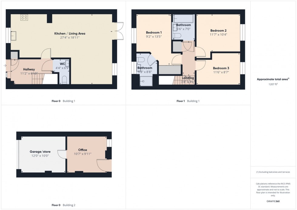 Floorplan for Appleton Way, Shinfield, RG2