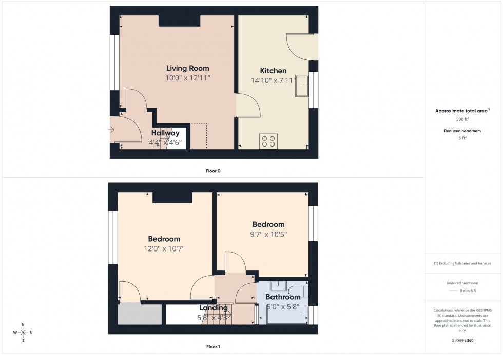 Floorplan for Brixham Road, Reading, RG2