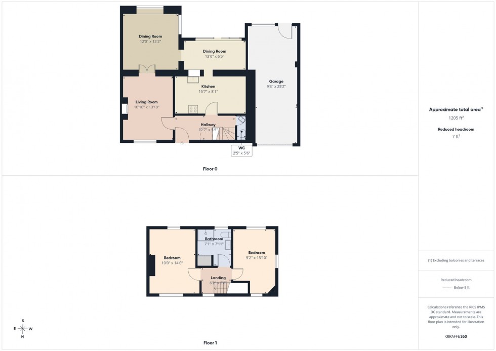 Floorplan for Callington Road, Reading, RG2