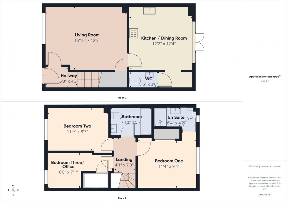 Floorplan for Beke Avenue, Shinfield, RG2