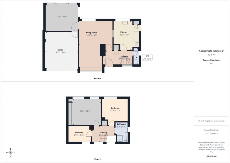 Floorplan for Kennedy Gardens, Earley, RG6