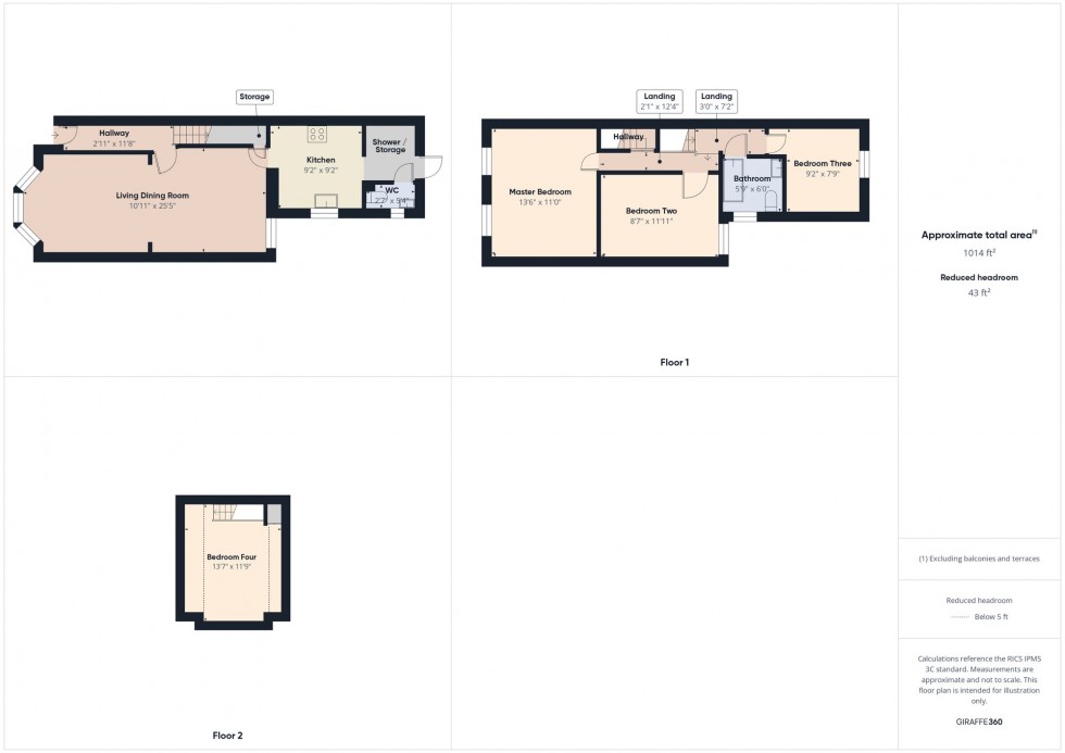 Floorplan for Audley Street, Reading, RG30