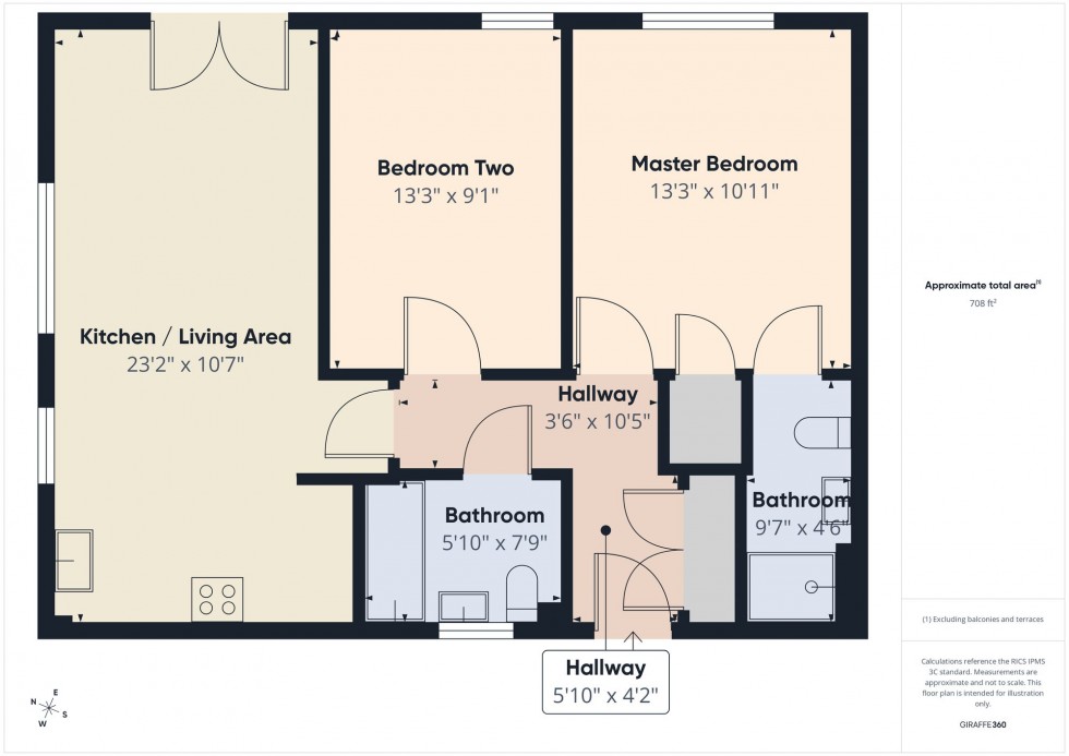 Floorplan for Ruhemann Street, Reading, RG30