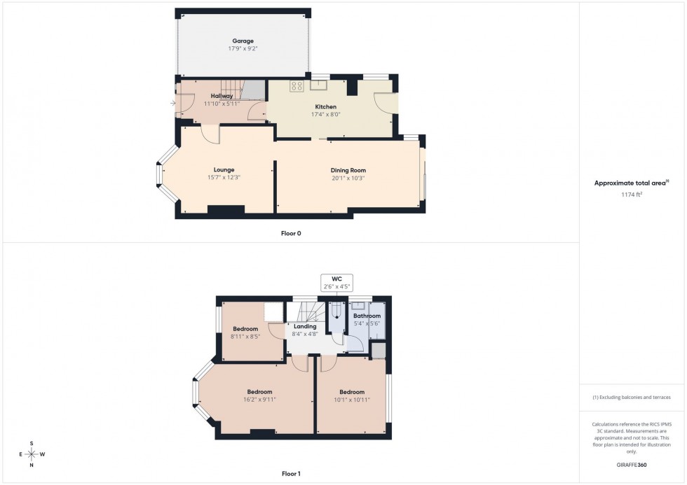 Floorplan for Repton Road, Earley, RG6