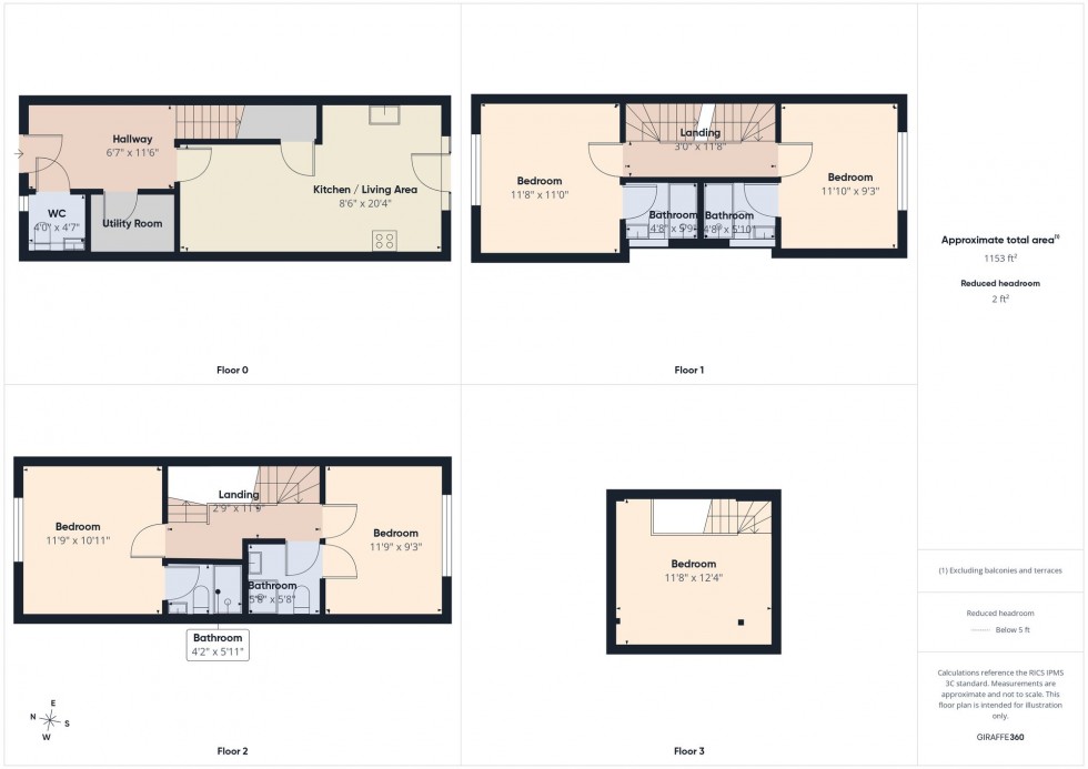 Floorplan for Southampton Street, Reading, RG1