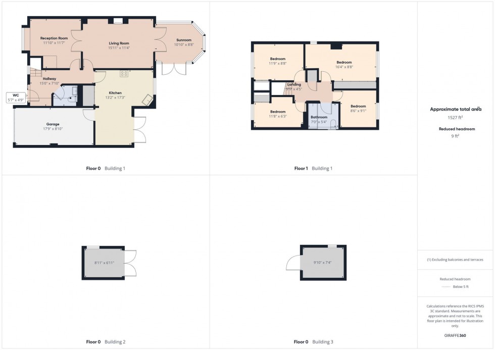 Floorplan for Adwell Drive, Lower Earley, RG6