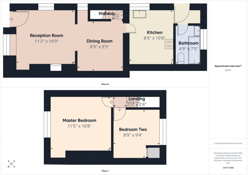 Floorplan for Kentwood Hill, Tilehurst, RG31