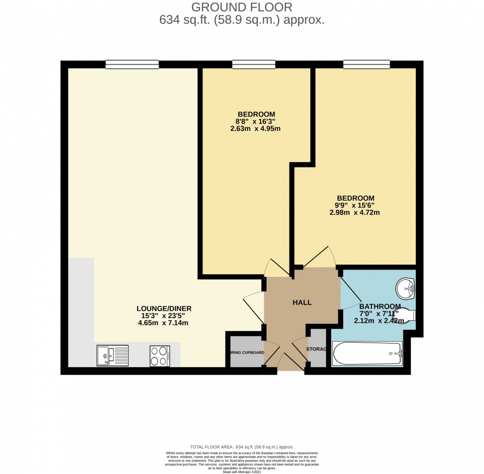 Floorplan for Moulsford Mews, Basing House Moulsford Mews, RG30