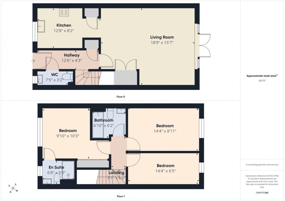 Floorplan for Duffet Drive, Winnersh, RG41