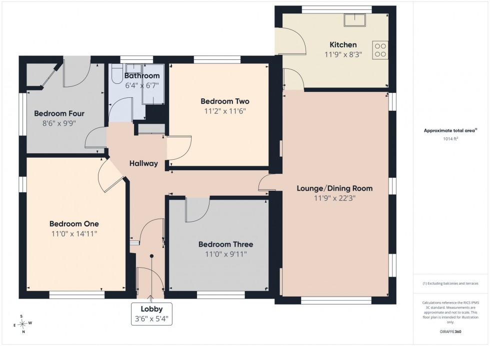 Floorplan for Shipton Close, Tilehurst, RG31